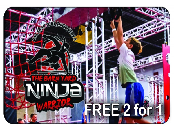 2 for 1 Ninja Warrior Experience